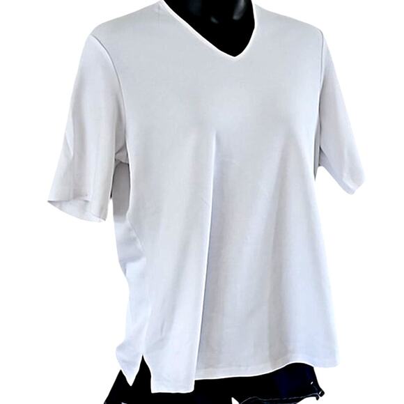 Isaac Mizrahi Live! Essentials V-Neck Elbow Sleeve Tunic - Size XL (NWOT) - Picture 3 of 7